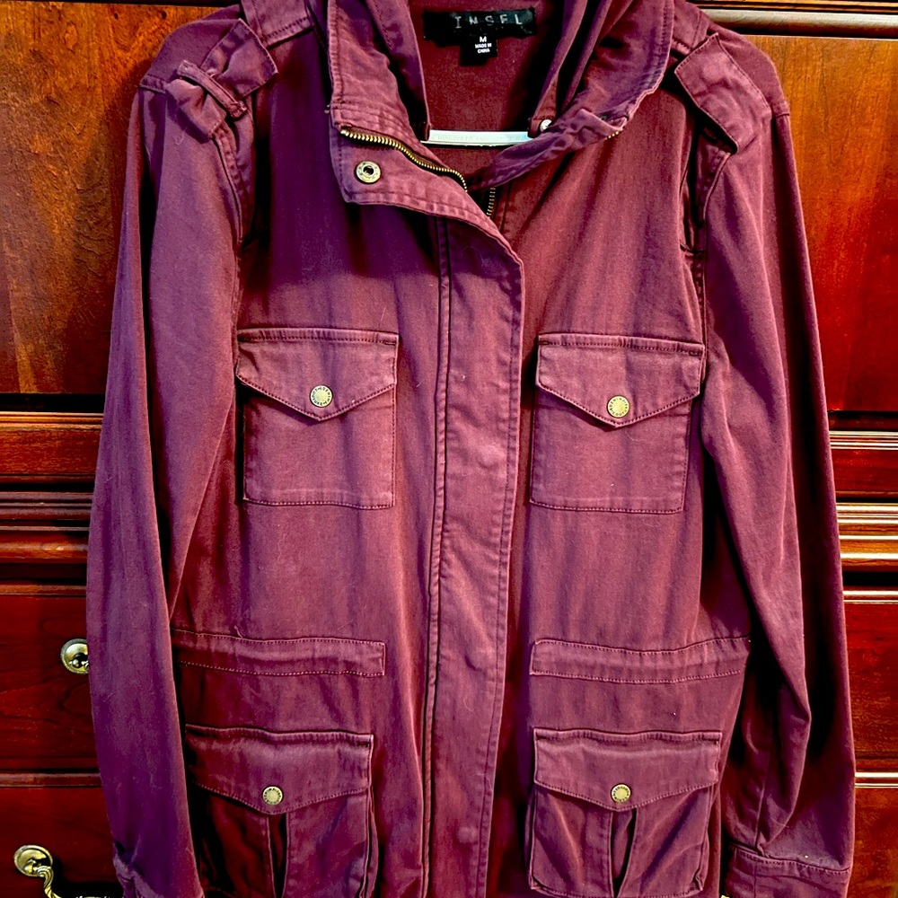 Tinsel Burgundy Coat